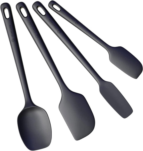 Best Seller - ChefAide 5 Pieces Silicone Spatulas Set, Heat Resistant Rubber Spatula - Food Grade Silicone, Heat Resistant Up to 600°F, Upgrade Strong Handle, Safe for Nonstick Cookware,Ideal for Cooking & Baking
