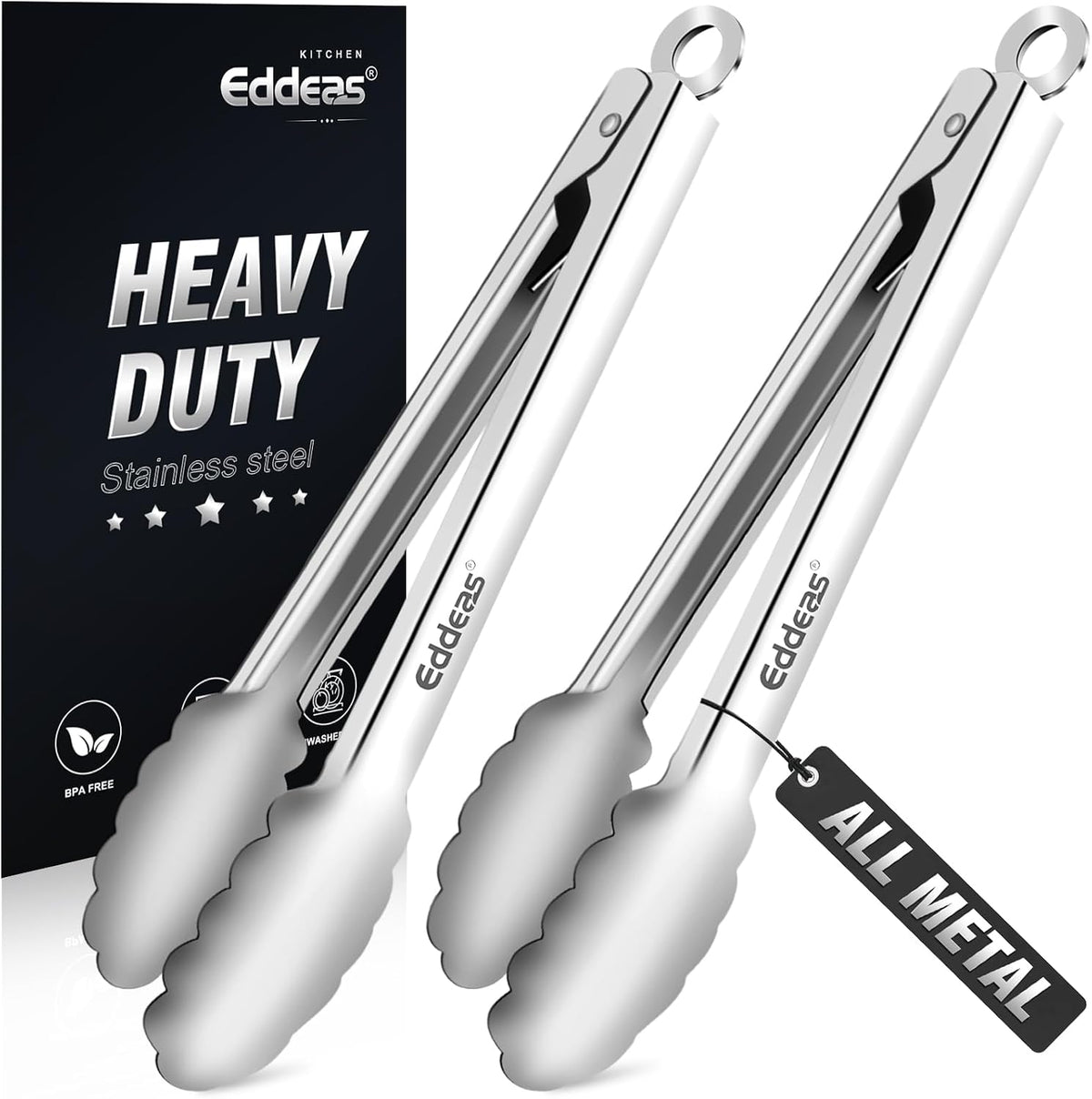 Best Seller - kitchen tweezers for cooking tweezers stainless steel tongs 12108 - Heat Resistant 600 Degrees Heavy Duty Metal Tweezers Tongs Ideal for Meat, pasta, plating Dishwasher Safe