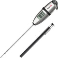 Limited-Time Deal - TempPro TempSwift 1 Sec Digital Food Thermometer for Kitchen Cooking - Meat Thermometer Digital, 5.3 inches Super Long Probe, Bread Baking Sourdough Liquids Candy Making Accessories Gift