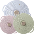 Best Seller - GUANCI Silicone Lids for Bowl 8 Pack, Microwave Splatter Cover with 6 Sizes Reusable Heat Resistant Lids Fits Cups, Bowls, Plates, Pots, Pans, Skillets, Stove Top, Oven, Fridge Dishwasher Safe