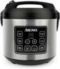 AROMA? CoreCoat? Digital Rice Cooker & Steamer for Brown Rice with Nonstick Ceramic Coating (8 Cups Cooked, 4 Cups Uncooked)