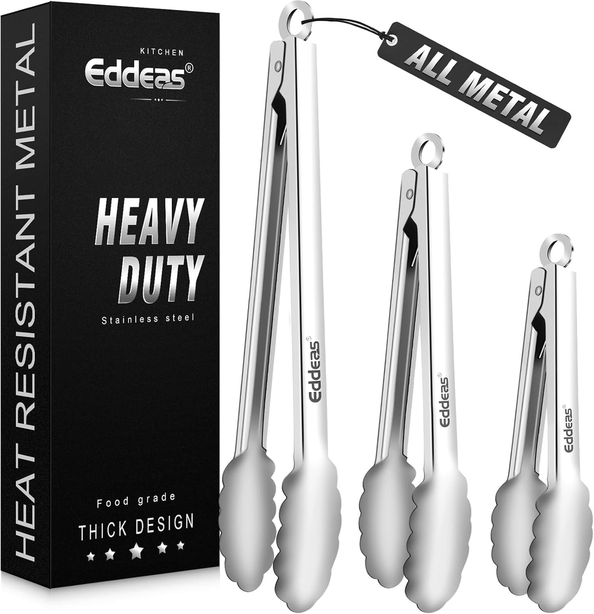 Best Seller - kitchen tweezers for cooking tweezers stainless steel tongs 12108 - Heat Resistant 600 Degrees Heavy Duty Metal Tweezers Tongs Ideal for Meat, pasta, plating Dishwasher Safe