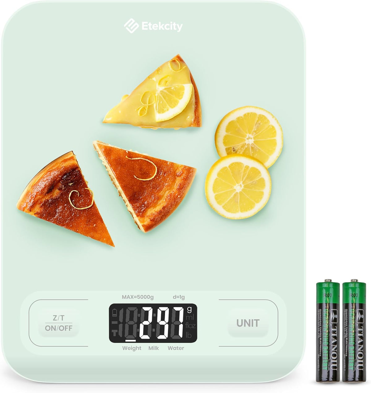 Etekcity Food Kitchen Scale, Digital Grams and Ounces, 11lb - Tare function, ideal for baking, weight loss, keto, meal prep, packages, liquids and jewelry, 304 Stainless Steel