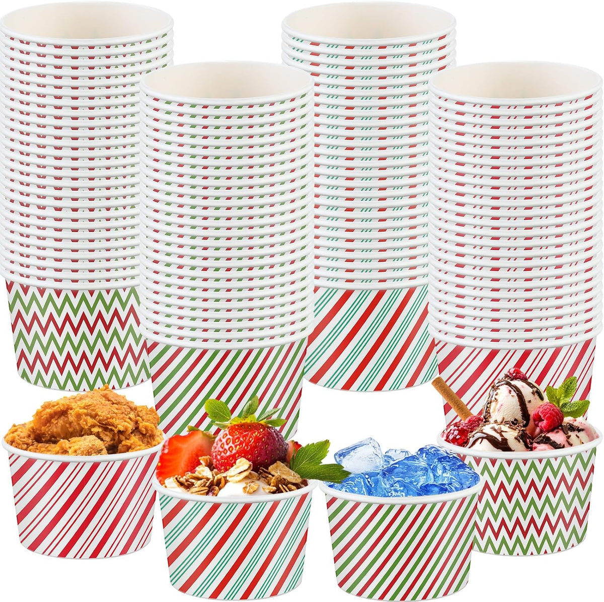 Special Offer - Romooa 300 Pack Chili Cook off Paper Snack Bowls, 9 oz Disposable - Chili Cook off Award Cups, Tasting Sample Soup Cups for Chili Cook off Prizes Contest, BBQ Tailgate Game Party Decoration