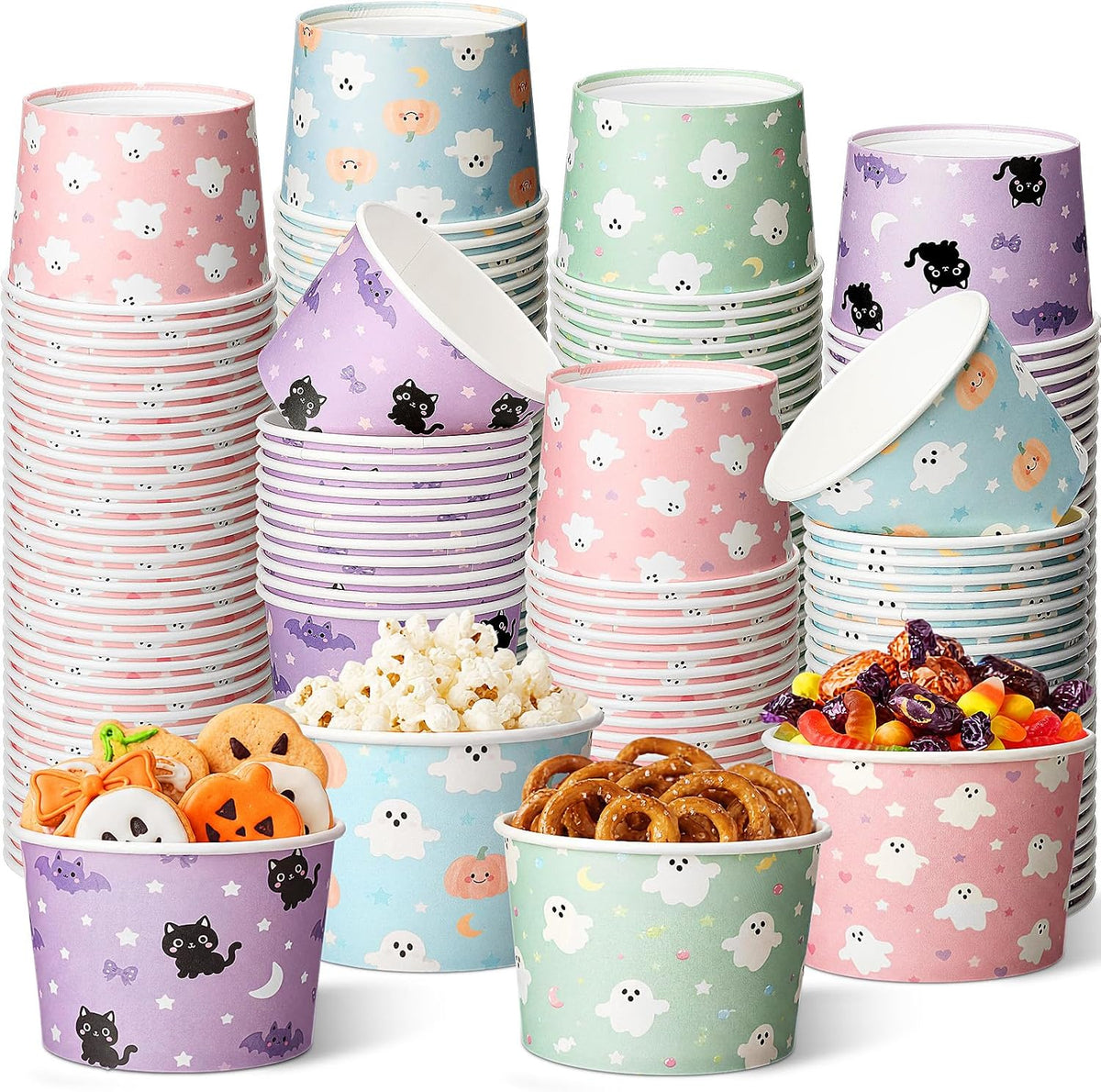 Special Offer - Romooa 300 Pack Chili Cook off Paper Snack Bowls, 9 oz Disposable - Chili Cook off Award Cups, Tasting Sample Soup Cups for Chili Cook off Prizes Contest, BBQ Tailgate Game Party Decoration