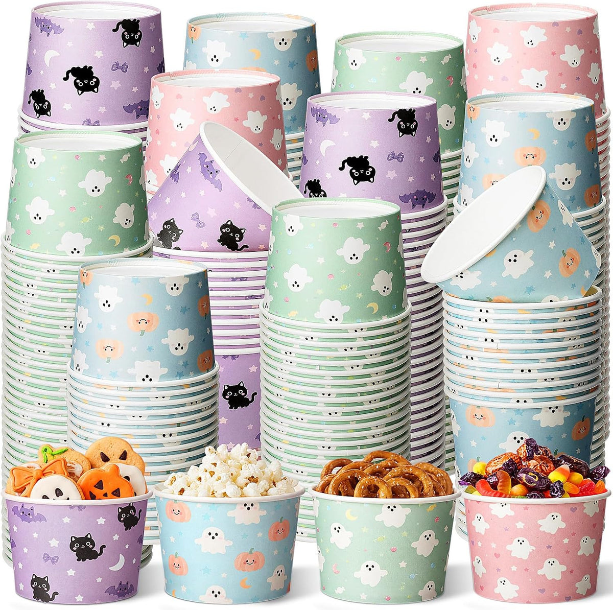 Special Offer - Romooa 300 Pack Chili Cook off Paper Snack Bowls, 9 oz Disposable - Chili Cook off Award Cups, Tasting Sample Soup Cups for Chili Cook off Prizes Contest, BBQ Tailgate Game Party Decoration