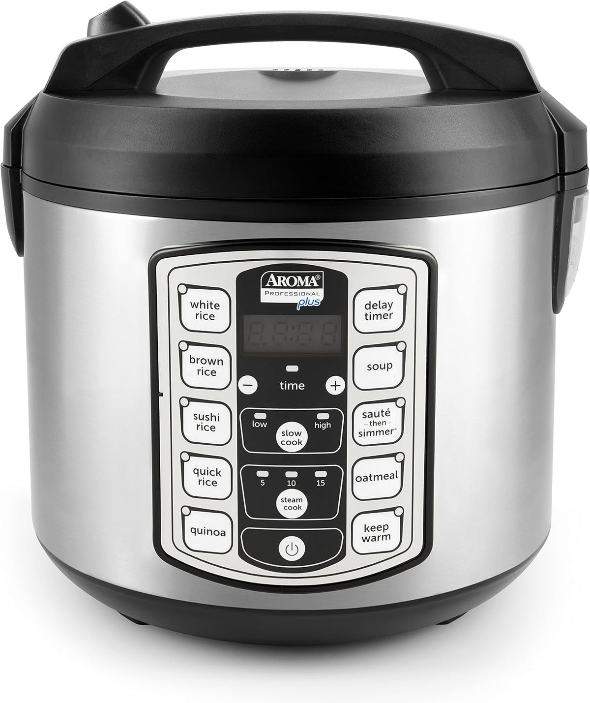 AROMA? CoreCoat? Digital Rice Cooker & Steamer for Brown Rice with Nonstick Ceramic Coating (8 Cups Cooked, 4 Cups Uncooked)