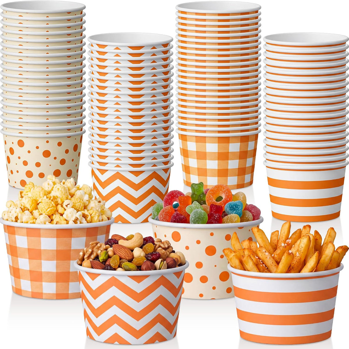 Special Offer - Romooa 300 Pack Chili Cook off Paper Snack Bowls, 9 oz Disposable - Chili Cook off Award Cups, Tasting Sample Soup Cups for Chili Cook off Prizes Contest, BBQ Tailgate Game Party Decoration