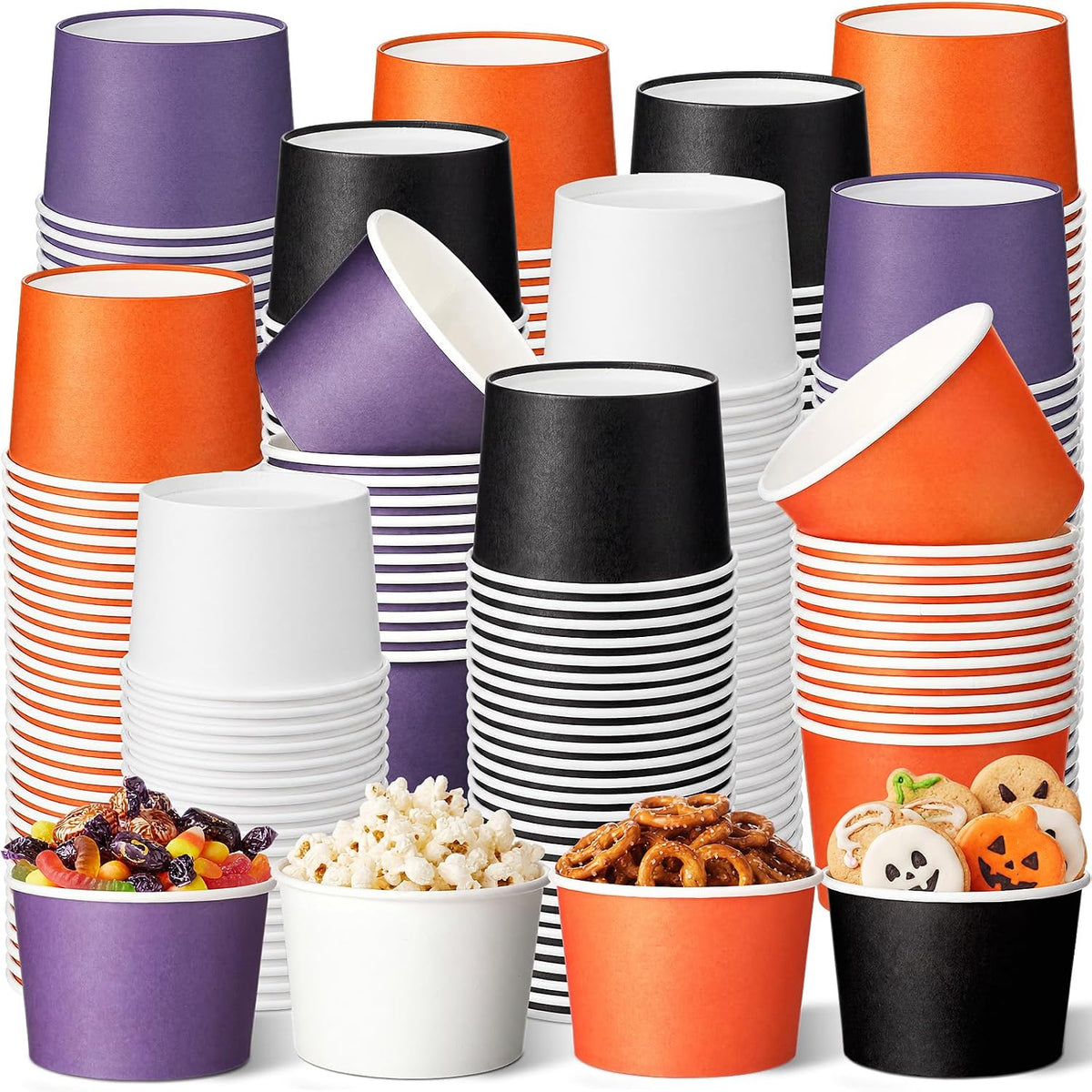 Special Offer - Romooa 300 Pack Chili Cook off Paper Snack Bowls, 9 oz Disposable - Chili Cook off Award Cups, Tasting Sample Soup Cups for Chili Cook off Prizes Contest, BBQ Tailgate Game Party Decoration