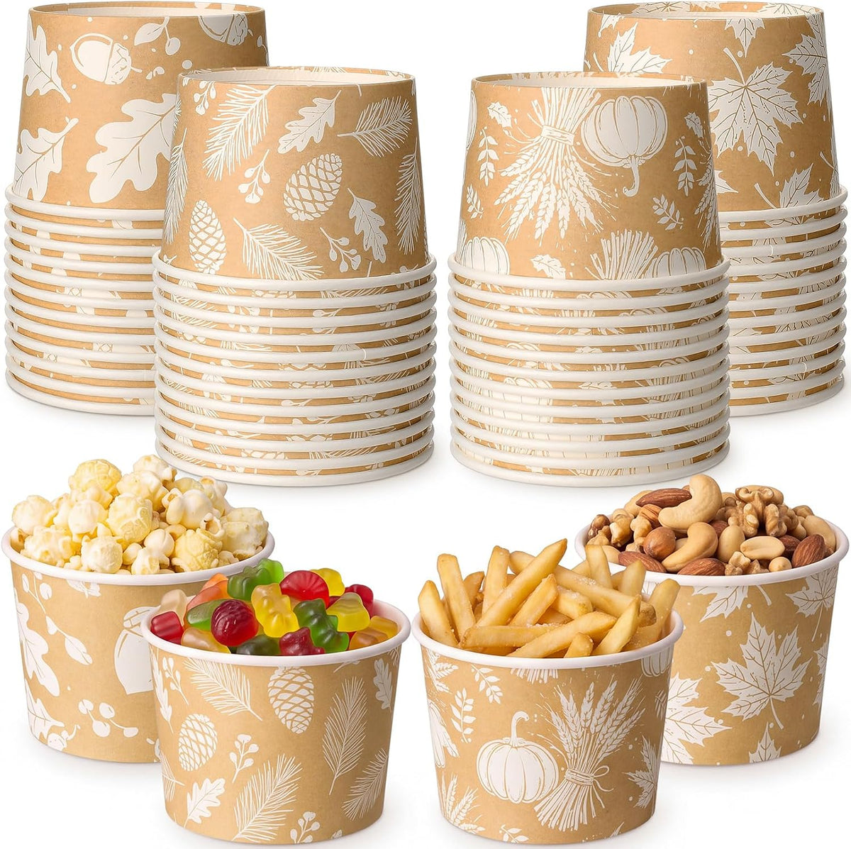 Special Offer - Romooa 300 Pack Chili Cook off Paper Snack Bowls, 9 oz Disposable - Chili Cook off Award Cups, Tasting Sample Soup Cups for Chili Cook off Prizes Contest, BBQ Tailgate Game Party Decoration