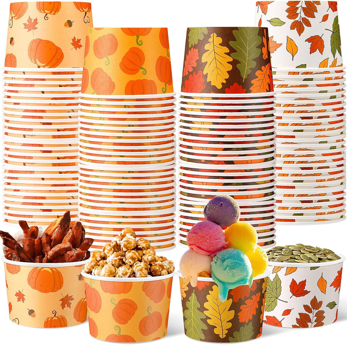 Special Offer - Romooa 300 Pack Chili Cook off Paper Snack Bowls, 9 oz Disposable - Chili Cook off Award Cups, Tasting Sample Soup Cups for Chili Cook off Prizes Contest, BBQ Tailgate Game Party Decoration
