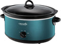 Limited-Time Deal - Crock-Pot 7-Quart Manual Slow Cooker, Family Size Serves 8+ People & Fits 6-lb Roast, Removable Stoneware with Warming Setting, Dishwasher Safe for Easy Cleanup, Stainless Steel
