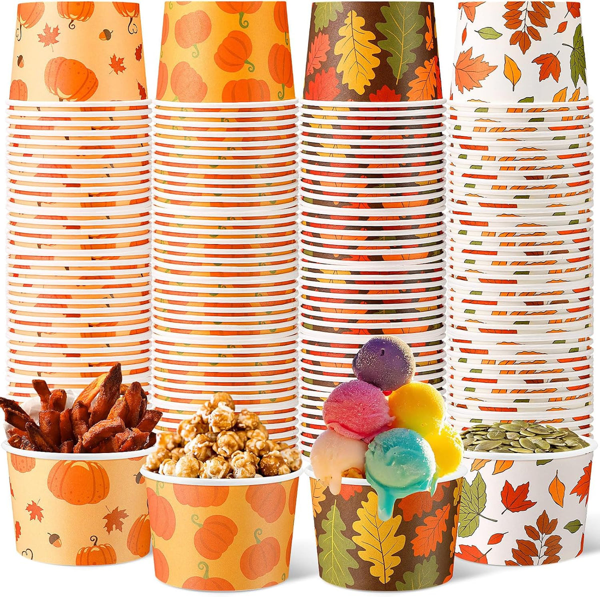 Special Offer - Romooa 300 Pack Chili Cook off Paper Snack Bowls, 9 oz Disposable - Chili Cook off Award Cups, Tasting Sample Soup Cups for Chili Cook off Prizes Contest, BBQ Tailgate Game Party Decoration